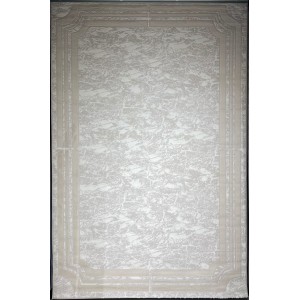 Turkish rug barwaz frame 9225A beige size 150*220