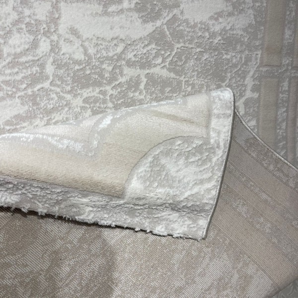 سجاد تركي اطار برواز 9225A بيج مقاس 150*220