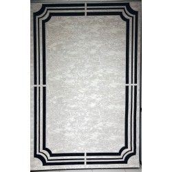 سجاد تركي اطار برواز 9225A اسود مقاس 100*300