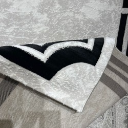 سجاد تركي اطار برواز 9225A اسود مقاس 100*300