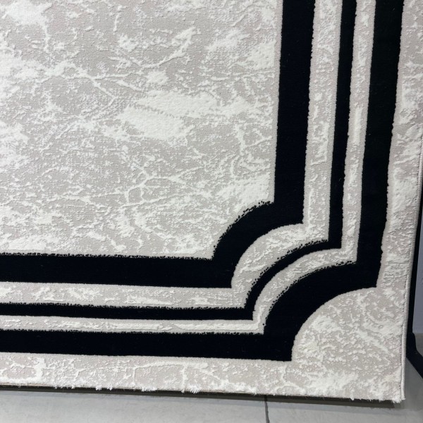 سجاد تركي اطار برواز 9225A اسود مقاس 200*300