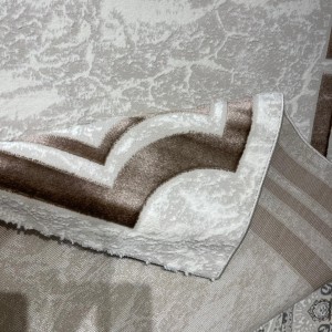 Turkish rug barwaz frame 9225A brown size 250*350
