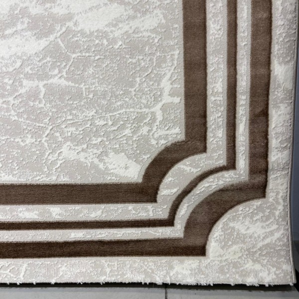 سجاد تركي اطار برواز 9225A بني مقاس 300*400