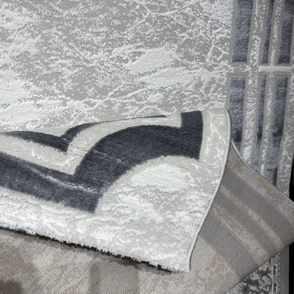 سجاد تركي اطار برواز 9225A رصاصي مقاس 250*350