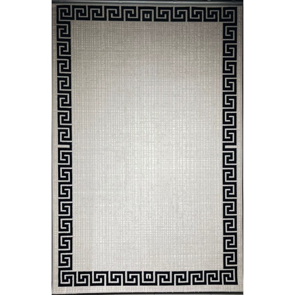 Turkish rug barwaz frame 9228A blcak size 100*300