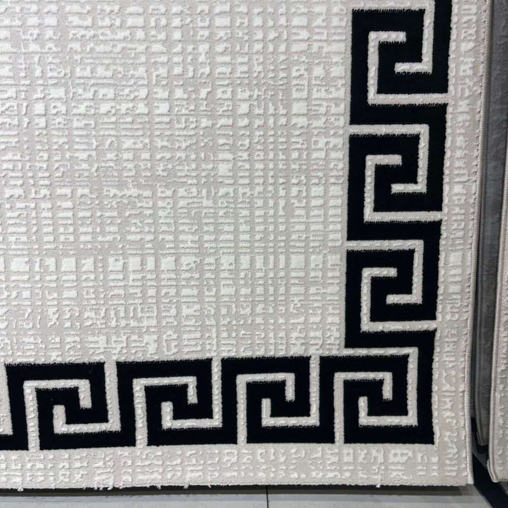 سجاد تركي اطار برواز 9228A اسود مقاس 100*300 سجاد تركي اطار برواز 9228A اسود مقاس 100*300