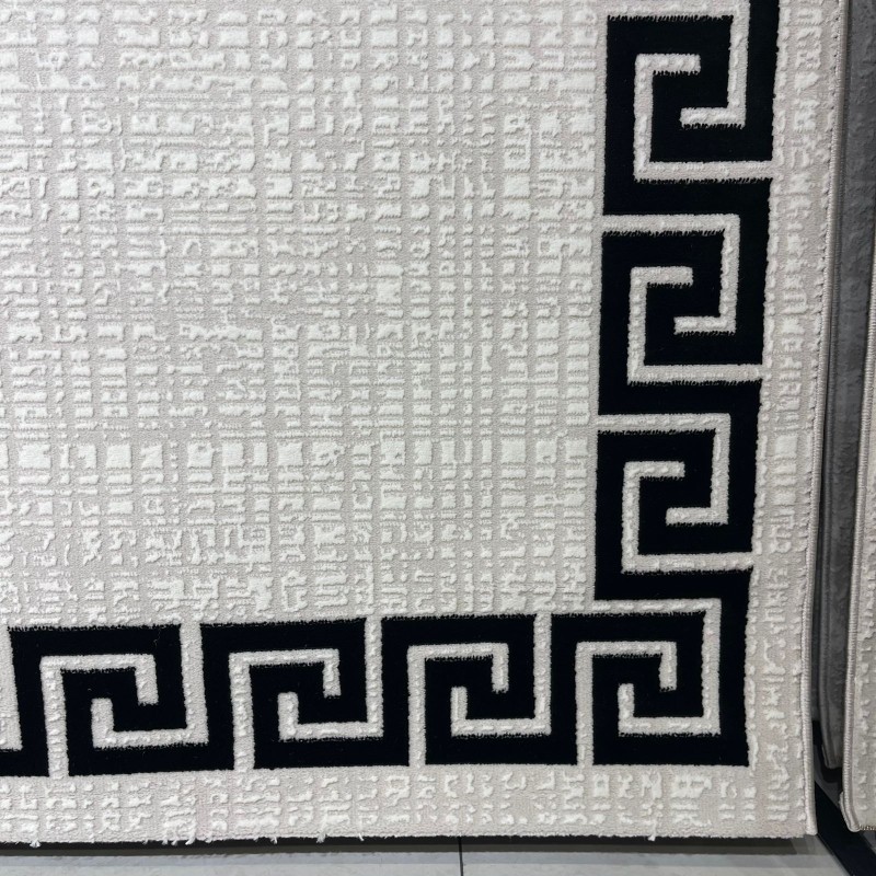 سجاد تركي اطار برواز 9228A اسود مقاس 100*300