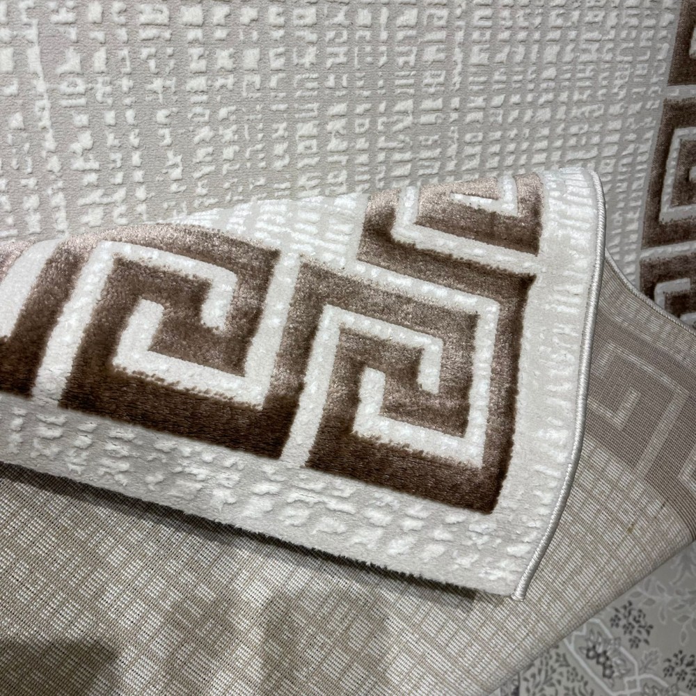 سجاد تركي اطار برواز 9228A بني مقاس 300*400