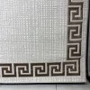 Turkish rug barwaz frame 9228A BROWN size 150*220