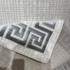 Turkish rug barwaz frame 9228A gray size 200*300