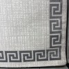Turkish rug barwaz frame 9228A gray size 200*300