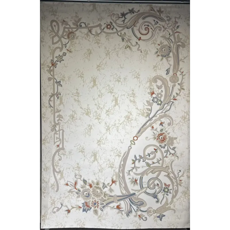Turkish rug Berna 9572A beige size 100*200 - French Oriental Rugs