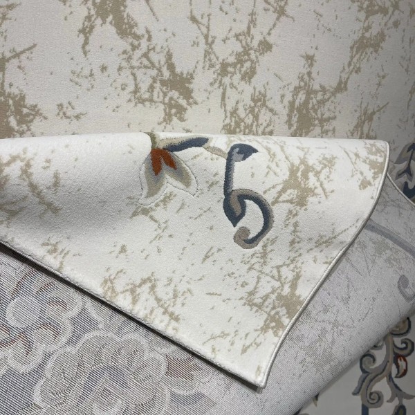 Turkish rug Berna 9572A gray size 400*500