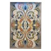Turkish BRILLIANT Carpet 9986A BROWN CREAM Size 400*500