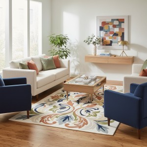 سجاد بريليانت تركي 9986A كريم مقاس 250*350