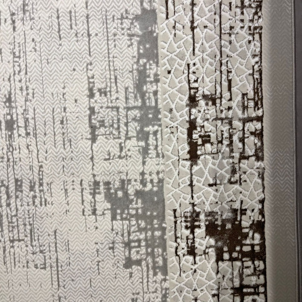 سجاد تركي ديور بلاس 7271H بني مقاس 100*300