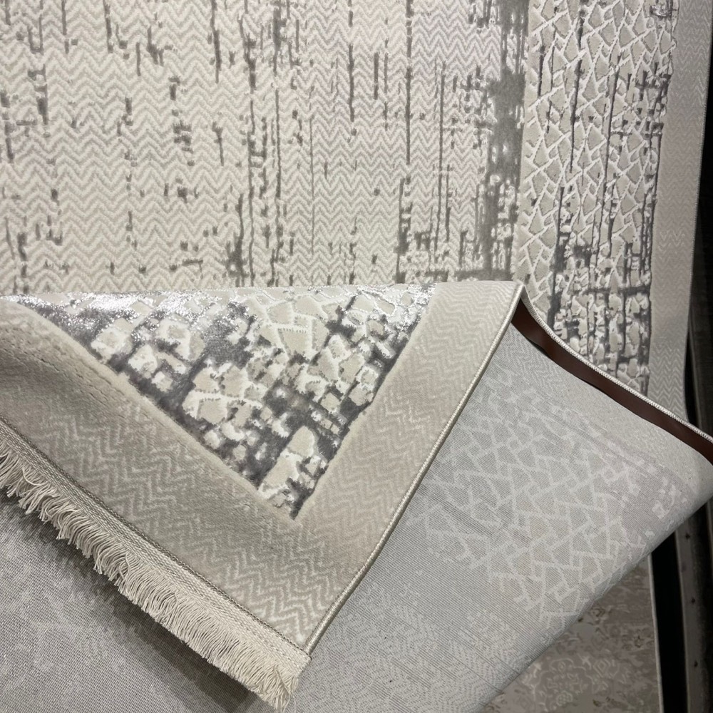 سجاد تركي ديور بلاس 7271H رصاصي مقاس 100*300