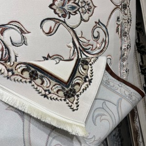 سجاد تركي ايلاف 9104A كريم بولي مقاس 50*80