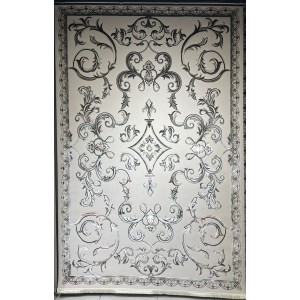 Turkish carpet Elaf 9104A dark blue size 200*300