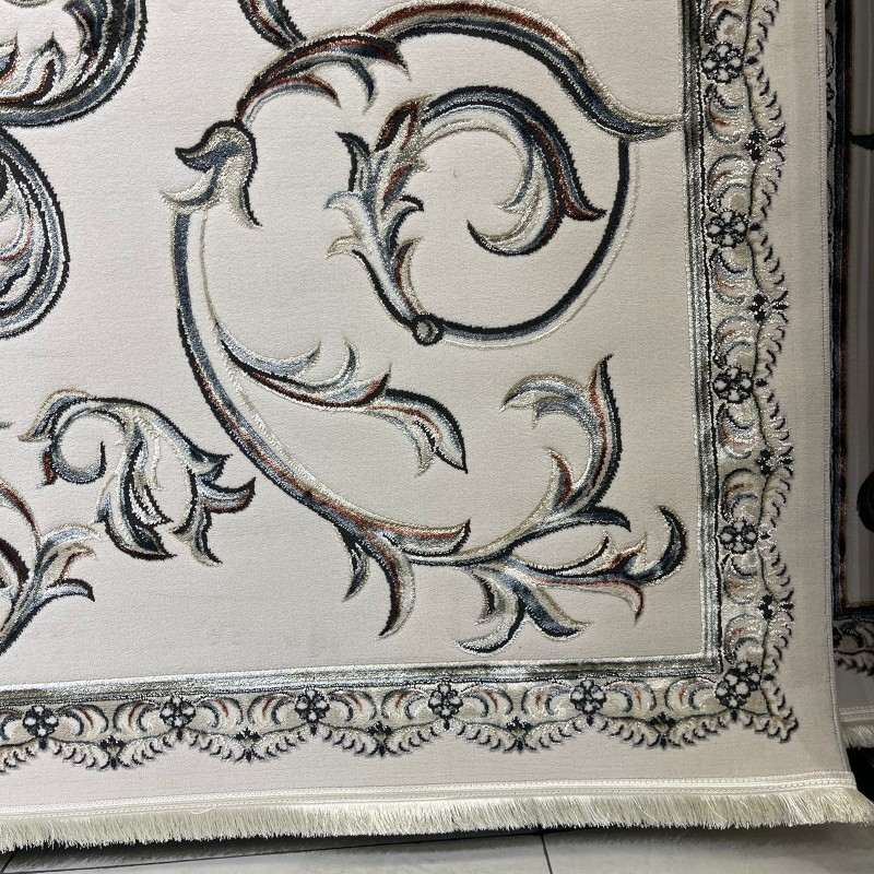 سجاد تركي ايلاف 9104A سماوي غامق مقاس 300*400