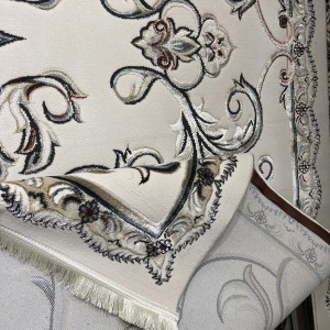 Turkish carpet Elaf 9104A gray size 80*150