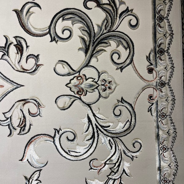 Turkish carpet Elaf 9104A gray size 50*80