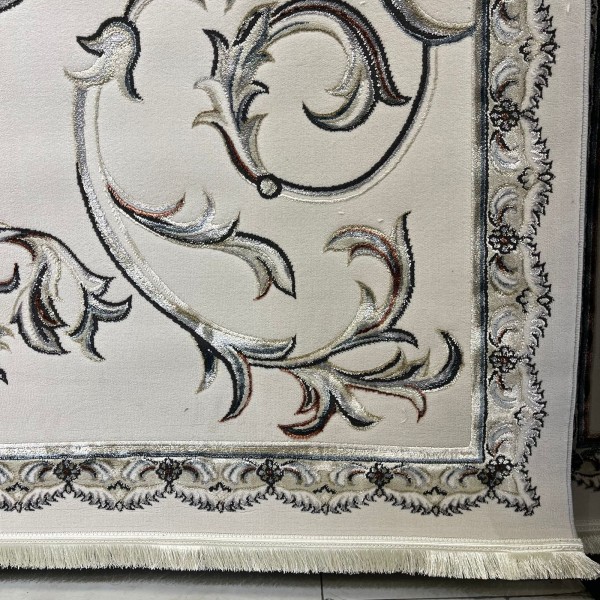 Turkish carpet Elaf 9104A gray size 50*80