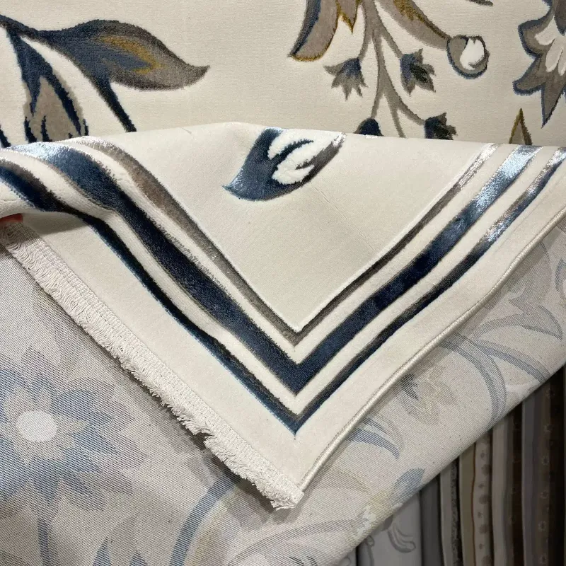 سجاد تركي هيلتون 9804A سماوي مقاس 50*80