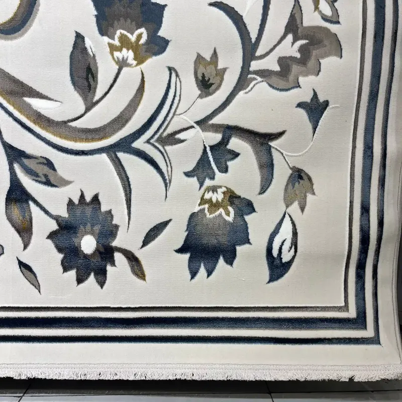 سجاد تركي هيلتون 9804A سماوي مقاس 50*80