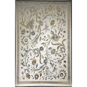 سجاد تركي هيلتون 9804A ذهبي مقاس  100*200