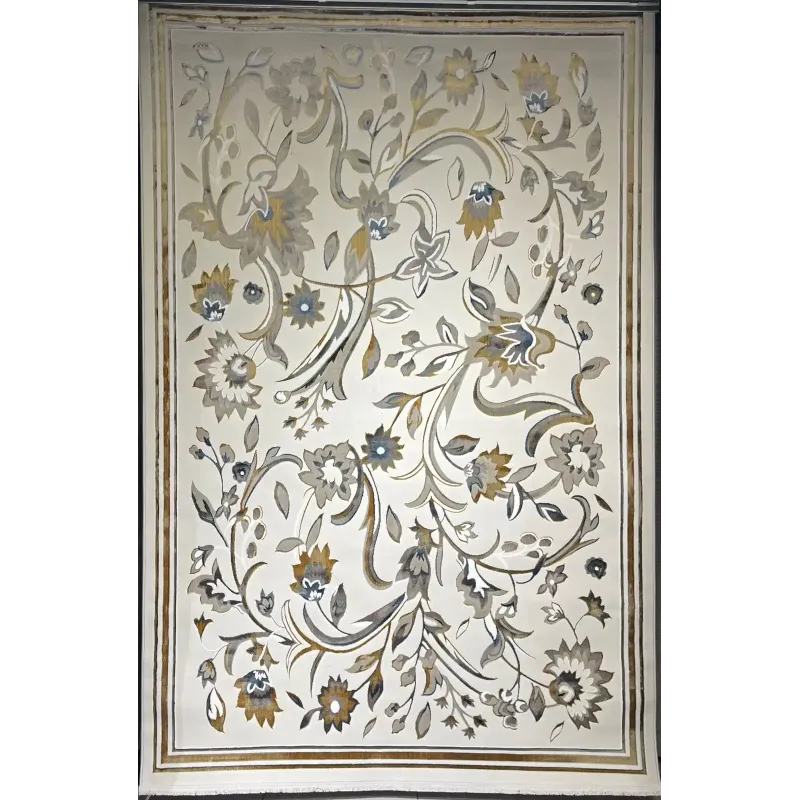 سجاد تركي هيلتون 9804A ذهبي مقاس 80*150