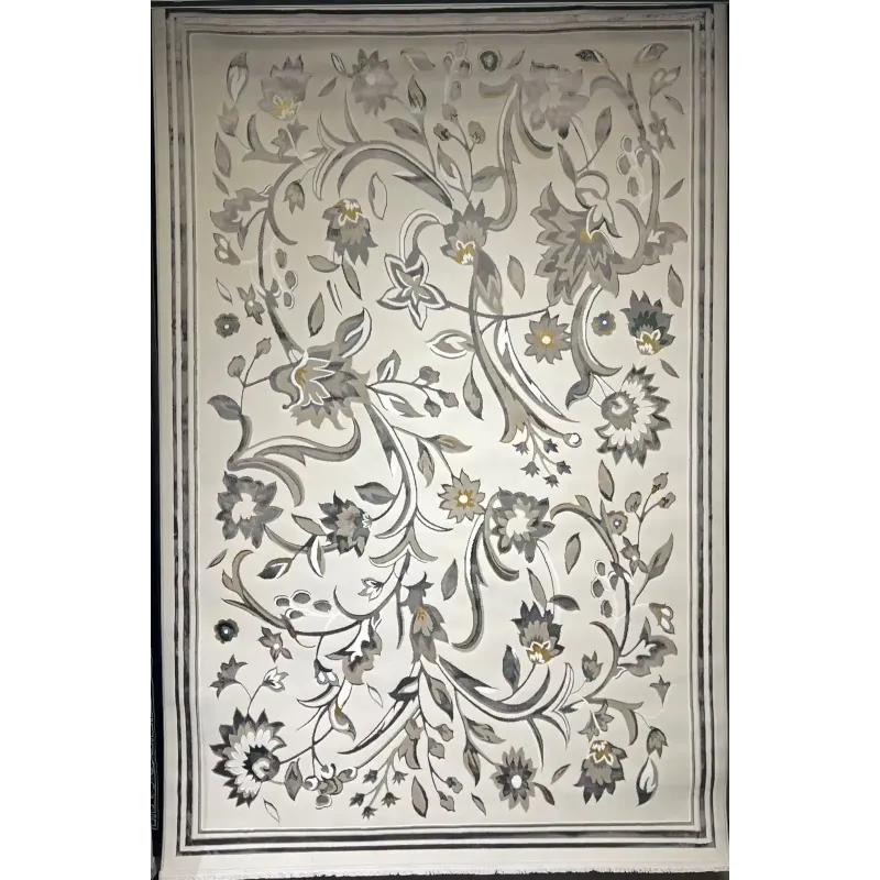 سجاد تركي هيلتون 9804A رصاصي مقاس 400*600
