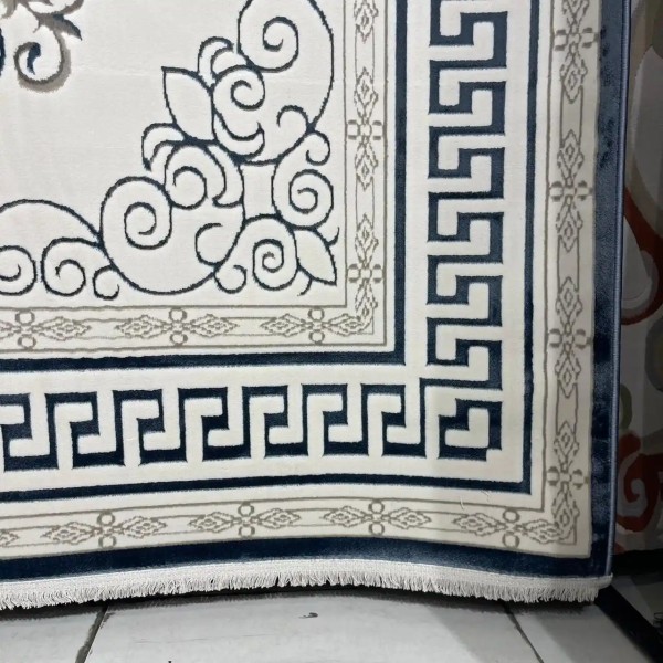 سجاد تركي هيلتون 9668A بيج مقاس  100*200