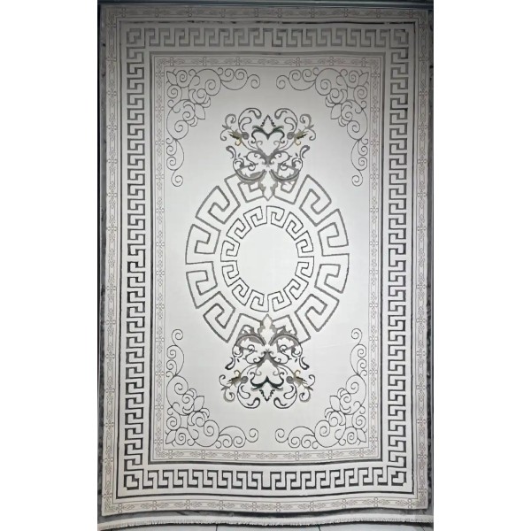 سجاد تركي هيلتون 9668A رصاصي مقاس  100*200