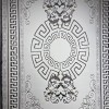 سجاد تركي هيلتون 9668A رصاصي مقاس  100*200