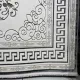 سجاد تركي هيلتون 9668A رصاصي مقاس 80*150