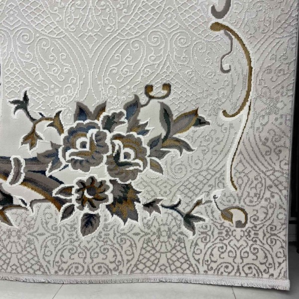 سجاد تركي هيلتون 9803A ذهبي مقاس 300*400