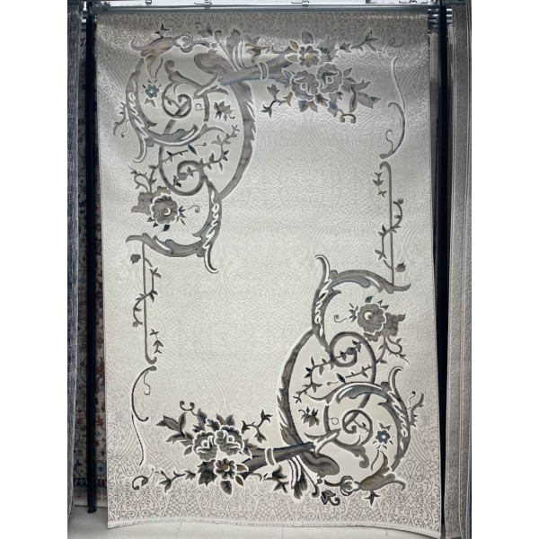 سجاد تركي هيلتون 9803A رصاصي مقاس  100*400