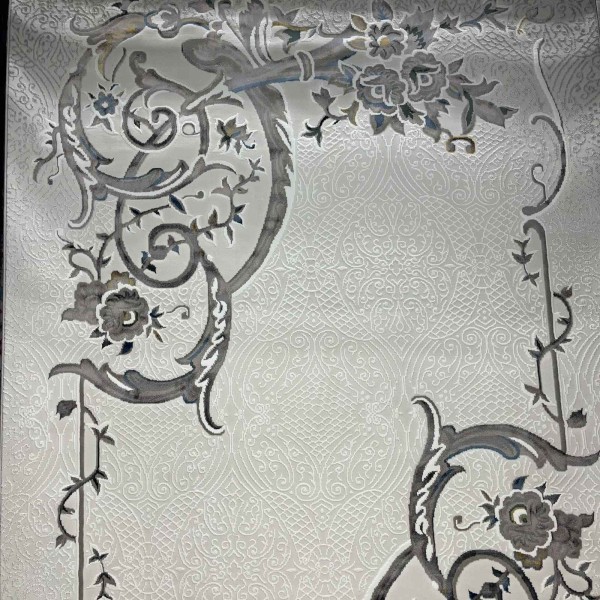 سجاد تركي هيلتون 9803A رصاصي مقاس  100*400
