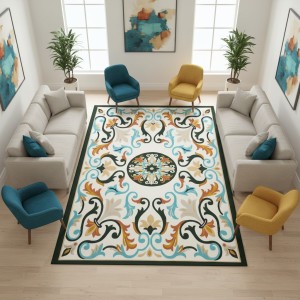 سجاد خجندي تركي A176A اخضر مقاس 80*150