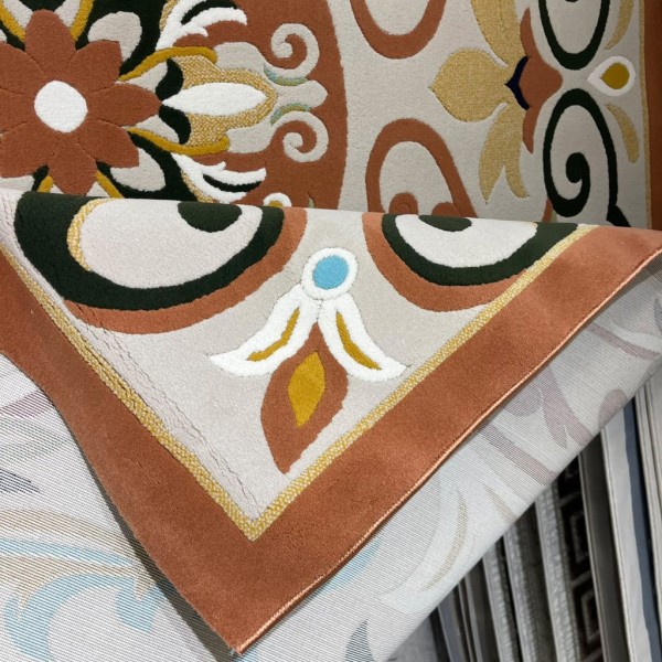 khojandi Turkish Carpet A176A kremit terra Size 150*220