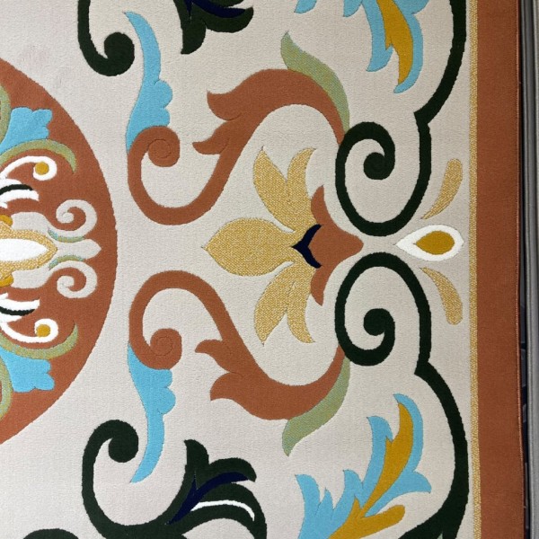 khojandi Turkish Carpet A176A kremit terra Size 150*220
