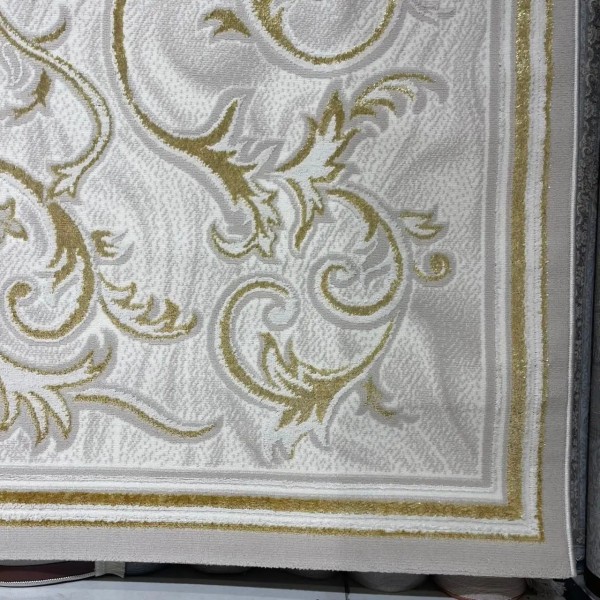 سجاد تركي خزامى 9854A ذهبي مقاس 50*80