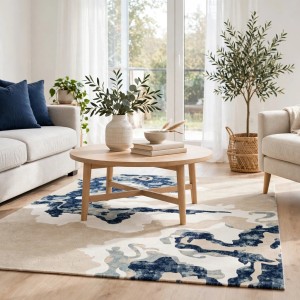 Turkish LIKE Carpet 9966A navy beige Size 200*300