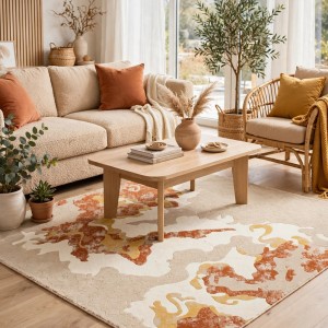 Turkish LIKE Carpet 9966A TERRA BEIGE Size 100*200