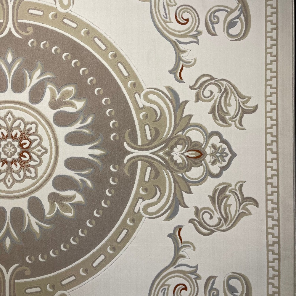 سجاد تركي سوبر ليون 9179A بيج غامق مقاس 250*350