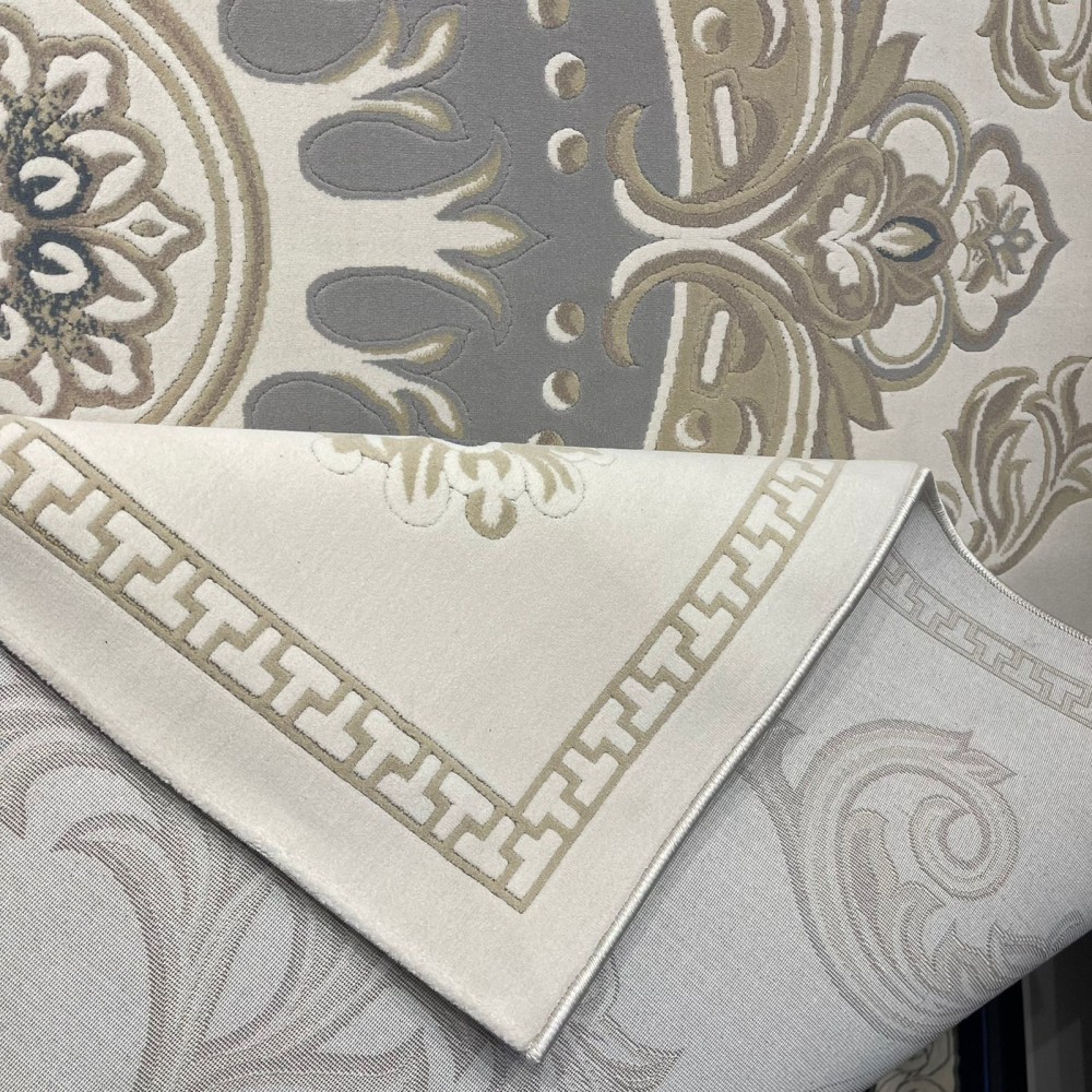 سجاد تركي سوبر ليون 9179A رصاصي مقاس 400*500