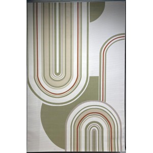 Turkish al mijahim 9662A Rug green Size 100*200