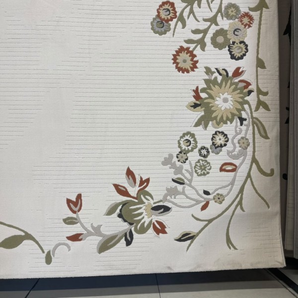 سجاد نخبة تركي A139A كريم اخضر مقاس 80*150