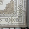 سجاد تركي مودرن العشراء 9660A بيج غامق مقاس 100*200